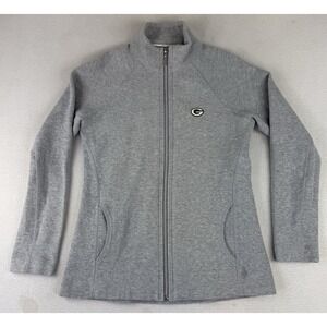 Tommy Bahama Gray Full Zip Aruba Sweater Women's Small Jacket Travel Comfort